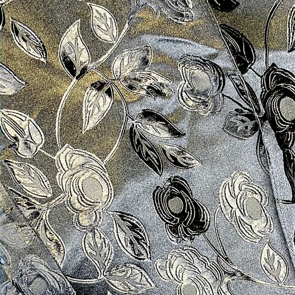 Marc Jacobs Black Satin Jacquard Dress Pants Size 6 - Picture 3 of 12